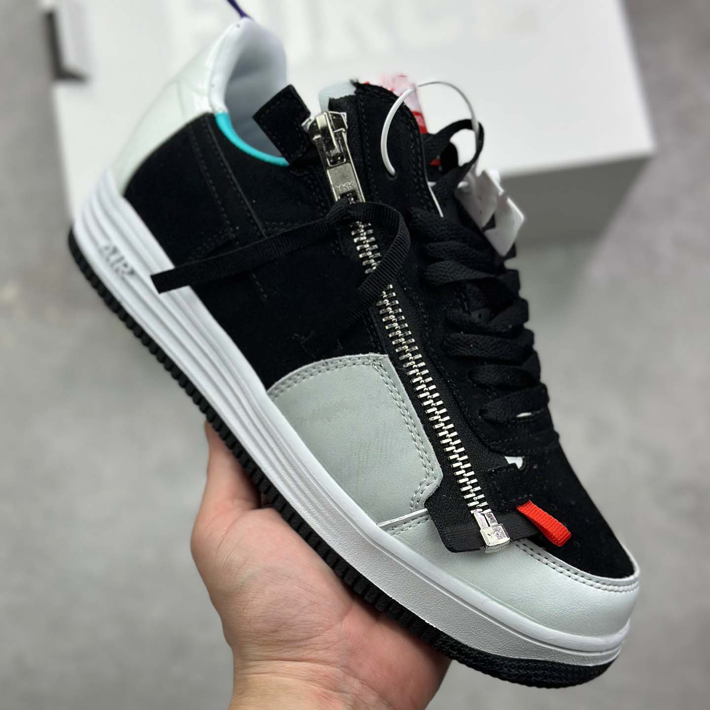 Cross-border AF1 año del caballo de la fuerza aérea zapatos de skate TS muzzle velcro moda zapatos casuales de altura de suela gruesa zapatos de pareja de moda