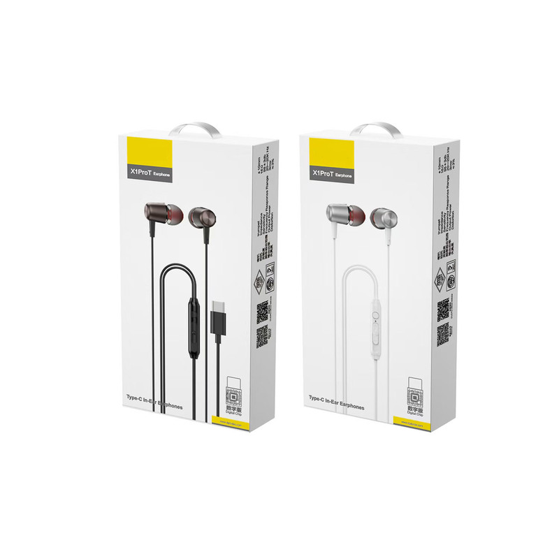 X1Prot New Type-C Wired In-Ear Headphones Are Suitable for Huawei, Apple 15, and Xiaomi Wired Control Headphones
