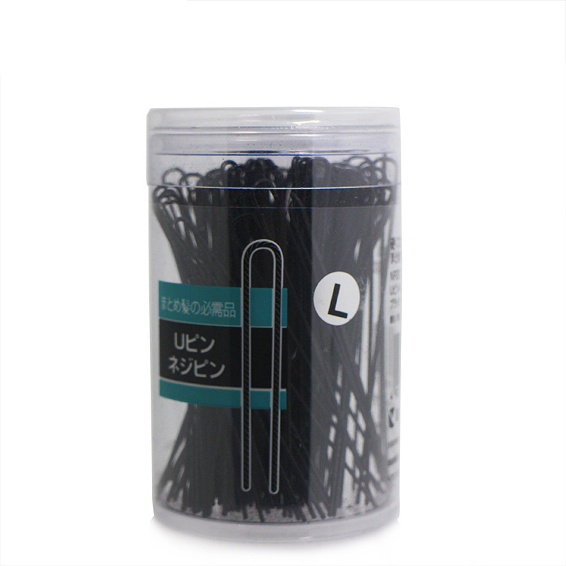 En stock empuje a mano clip de pelo corrugado en forma de U clip de posicionamiento del cabello Clip Studio Placa de pelo horquilla clip de espiral japonés