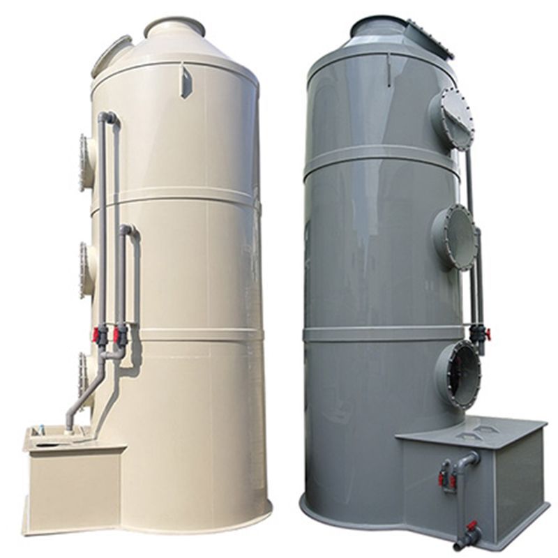 批发现货PP喷淋塔废气处理化工厂酸雾废气喷淋塔净化塔脱硫塔厂家