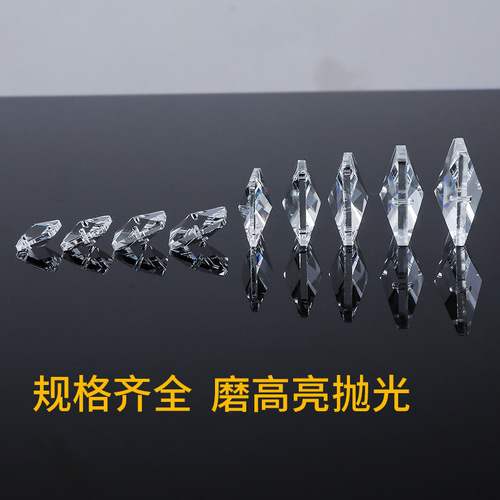 European-style chandelier home lighting decor crystal square bead pendant light fixture lighting accessories bead curtain manufacturer direct sales