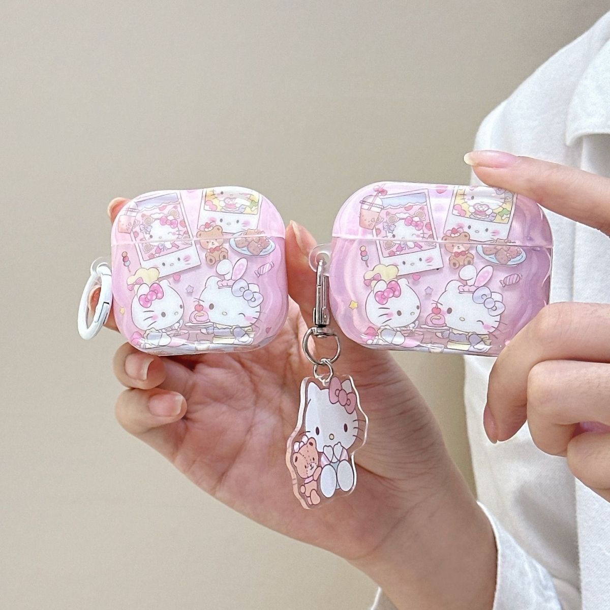 Dessert Master KT Cat AirPods 4 generación auriculares AirPods Pro 3 generación 2 generación Bluetooth cubierta Apple