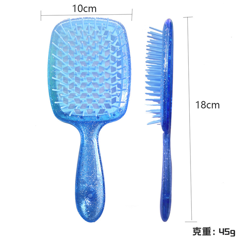 网格梳镂空按摩梳子干湿两用美发蜂窝梳顺发家用干湿两用美发梳|undefined