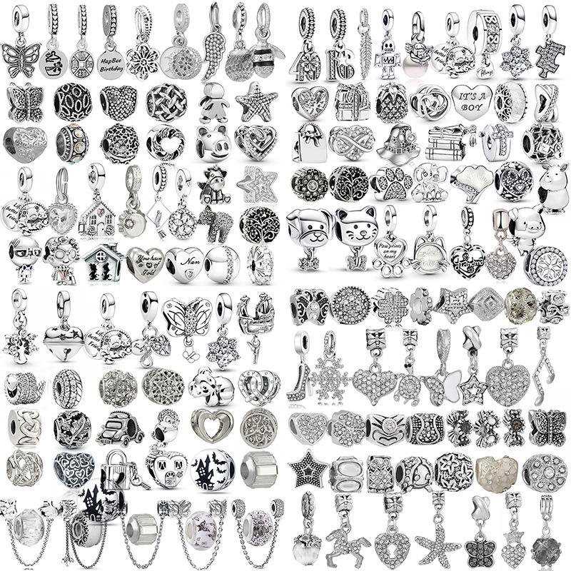 L Silver Charm Jewelry Panjia Duola Silver DIY Jewelry Accessories Factory Supply Lph07