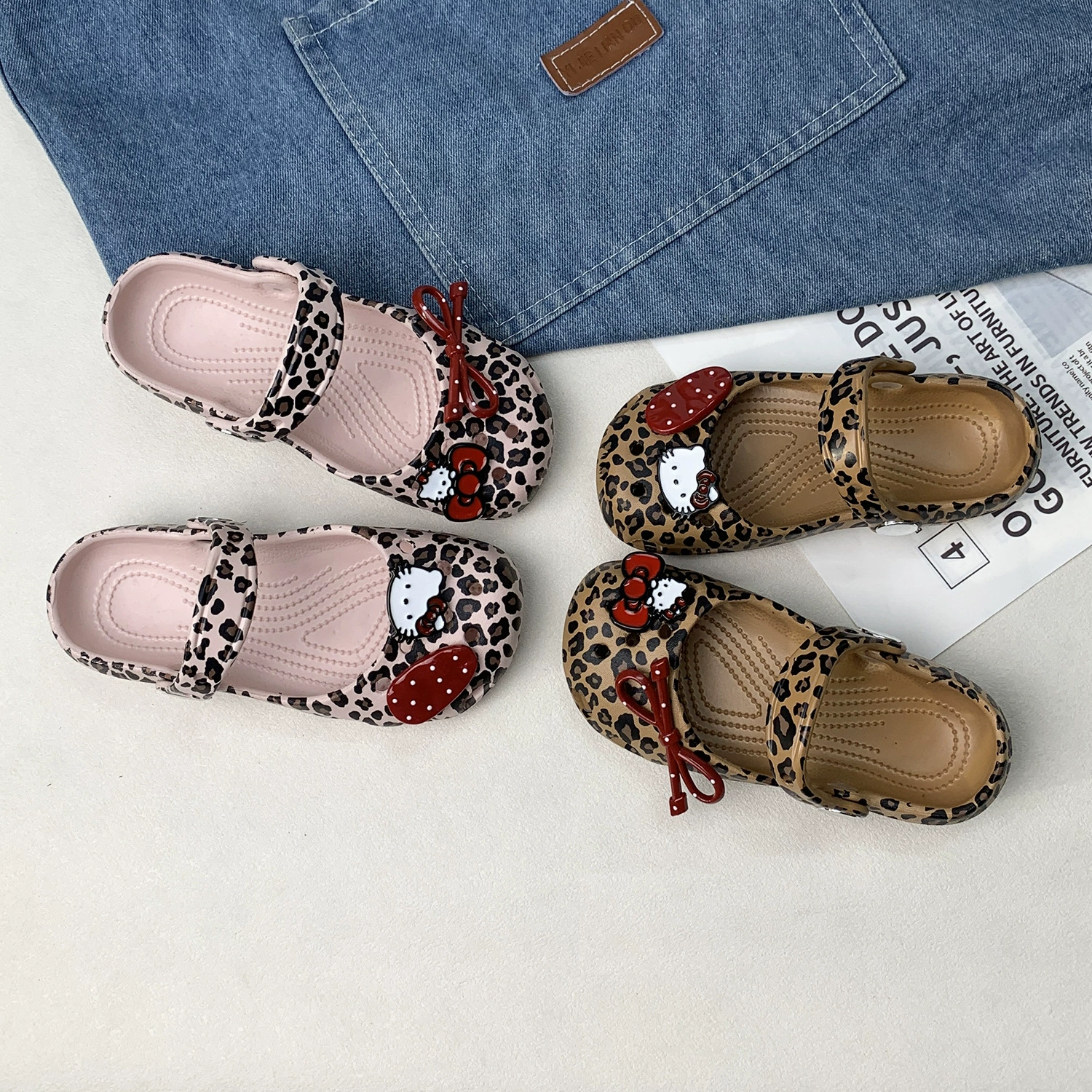 Детские шлепанцы Crocs 2026 летние сандалии для девочек, босоножки Baotou, верхняя одежда, антискользящие детские сандалии, товары дропшиппинг
