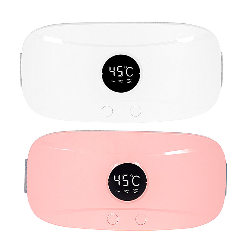 Nuevo cinturón de palacio cálido vibratorio caliente abdomen caliente masajeador de cintura vientre caliente bebé niña compresa caliente artefacto al por mayor