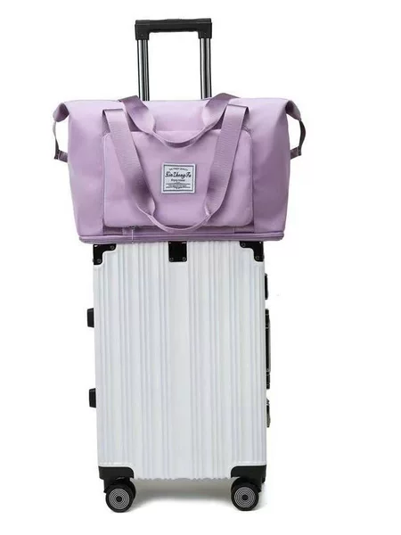 Folding Travel Storage Bag with Large Capacity, Dry and Wet Separation, Suitable for Business Trips, Fitness, Maternity, and Sports; Portable Luggage Bag