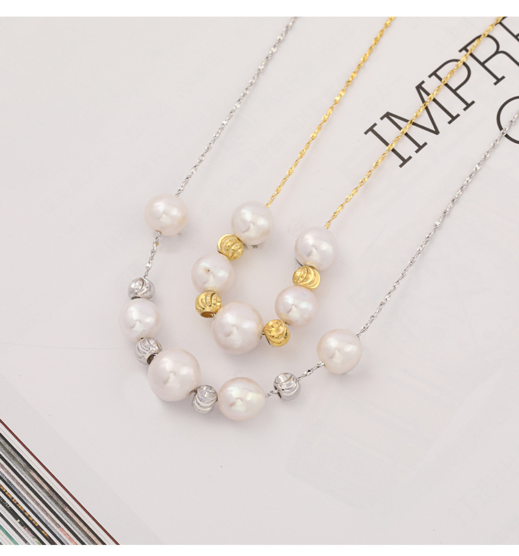 Freshwater Pearl Very Fine Necklace S925 Silver Necklace Wholesale display picture 6