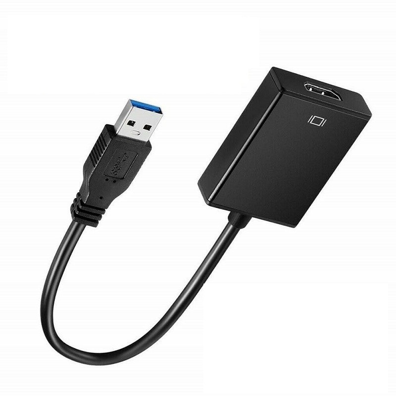Convertidor hembra USB a HDMI sin unidad Cable adaptador HD Proyector de ordenador portátil Cable HDTV