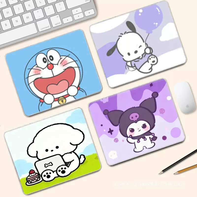 热门卡通笔记本电脑桌垫护手腕鼠标垫办公用女生可爱小号桌面垫子