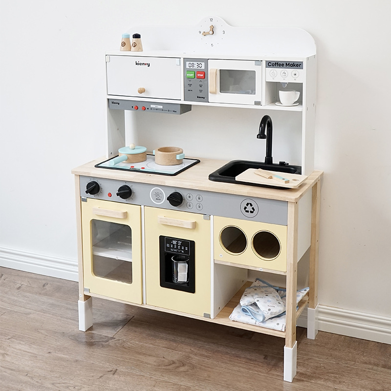 Cocina multifuncional de cocina de cocina de cocina de cocina de cocina de cocina de cocina de cocina de madera de cocina de luz de sonido de agua de madera