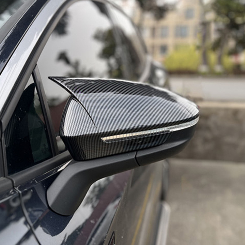 Suitable for 20-24 Volkswagen ID4 ID. 4 X rearview mirror guard rearview mirror shell carbon fiber pattern reversing mirror cover