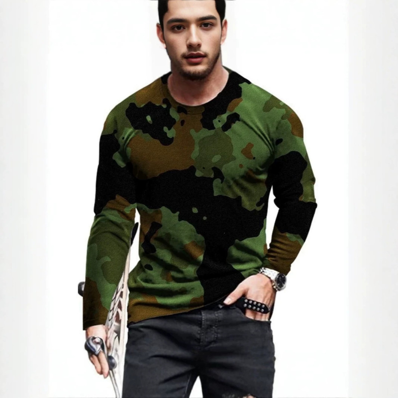 Summer 2026, popular fashion item on Wish, Amazon, and eBay for foreign trade, men's short-sleeve 3D printed T-shirt for Father's Day Summer 2026, popular fashion item on Wish, Amazon, and eBay for foreign trade, men's short-sleeve 3D printed T-shirt for Father's Day