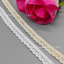 厂家直销 棉线弹力花边宽度1.4CM 手工DIY衣领袖口花边辅料