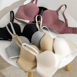 Small chest big peach round cup underwear gather close accessory milk sexy beautiful back one-piece seamless thick cup bra