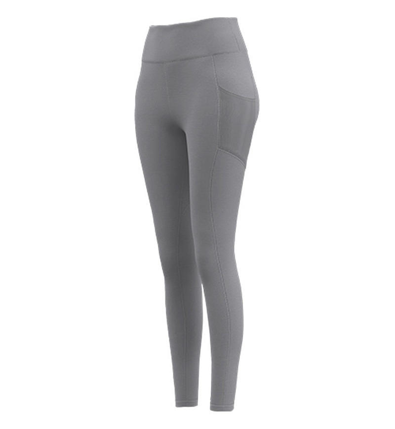 Pantalones de yoga sin marca de cintura alta, pantalones deportivos al aire libre, pantalones apretados, caderas elevadas, cintura alta, sensación desnuda, pantalones para mujeres