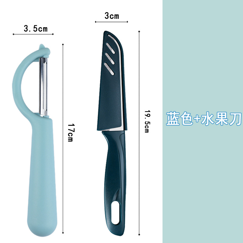 Cuchillo de corte de frutas de cocina de patatas regalo gran cantidad de cuchillo de raspado multifuncional de acero inoxidable puede no