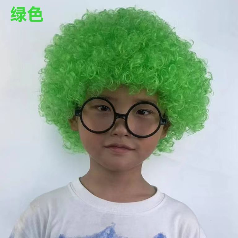 小丑假发爆炸头学校运动会幼儿园活动婚庆节日节目表演材料|undefined