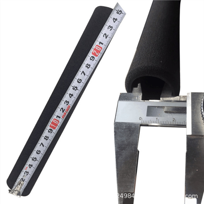 黑色泡棉握把橡塑把套 NBR发泡管俯卧撑防滑套 磨砂管保管把手套