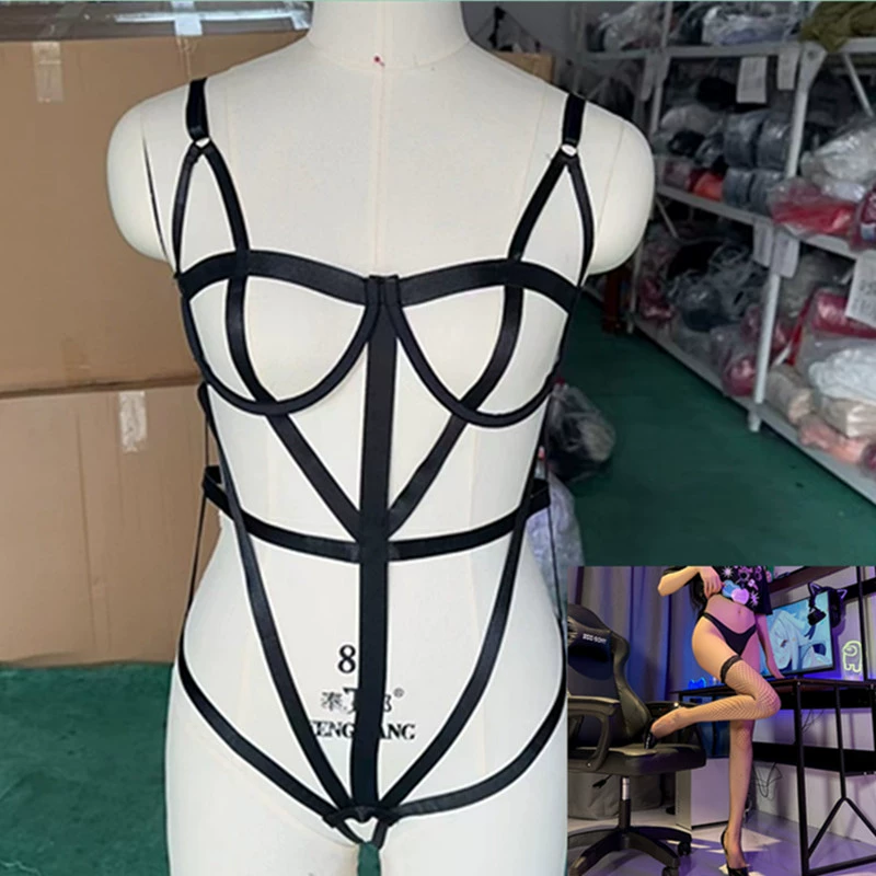 Съемный каркасный корсет-биоджинг, европейский стиль, лето, One-Size Black, регулируемый