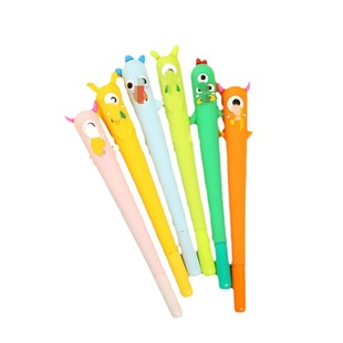Cross-border cute gel pen student stationery creative pen black ink pen signature pen 0.5 cartoon pen