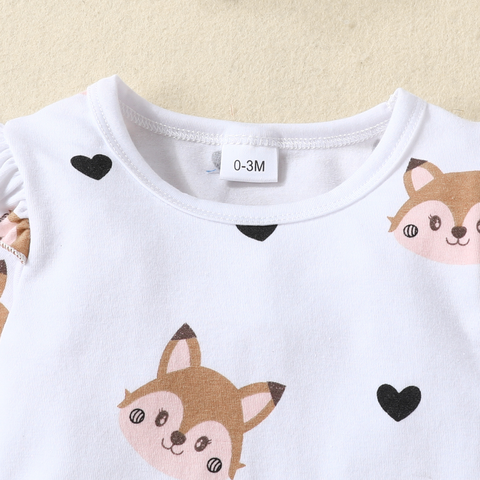 Princess Style Princess Animal Cartoon Cotton Blend Girls Clothing Sets