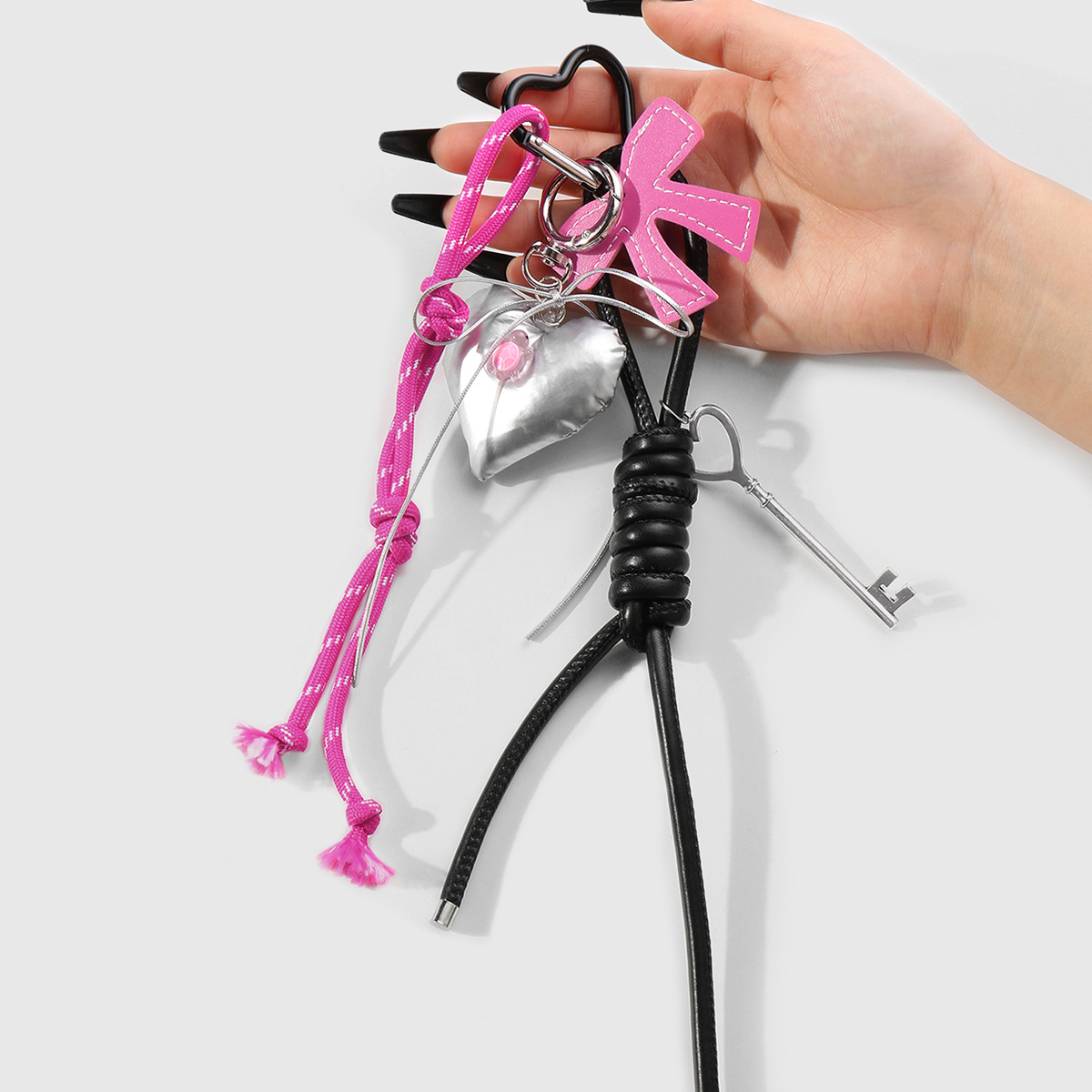 1 Piece Romantic Series Sweet Heart Alloy Women's Bag Charms h5 Picture11