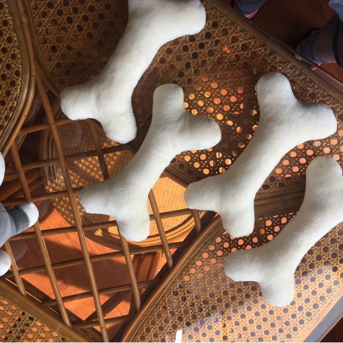 Singles' Day Plush Toy Small Gift Bone Doll Simulation Single Dog Chewable Creative Plush Pillow