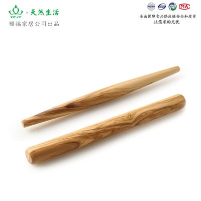 yfjy rolling pin baking Cakes and Pastries Olive wood tool Dough Rolling pin Manufactor customized logo