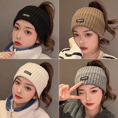 ニットヘアバンド、暖かく額を保護、スポーツヘッドスカーフ、秋冬の日常着、女性の包頭ファッションヘッドバンド