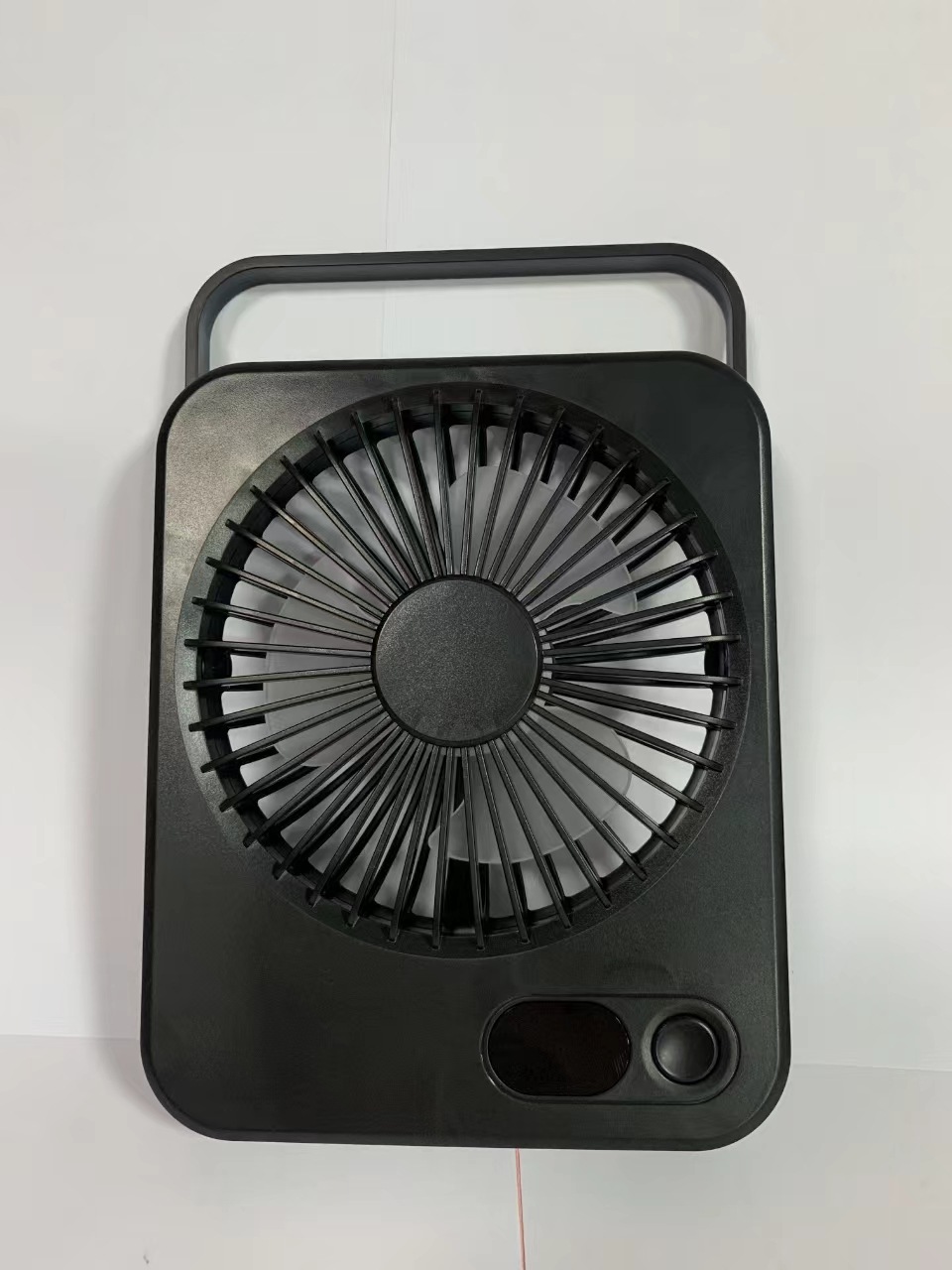 Transfronterizo nuevo ultra delgado pantalla digital de escritorio pequeño ventilador portátil USB plegable larga duración mini ventilador de pared al aire libre