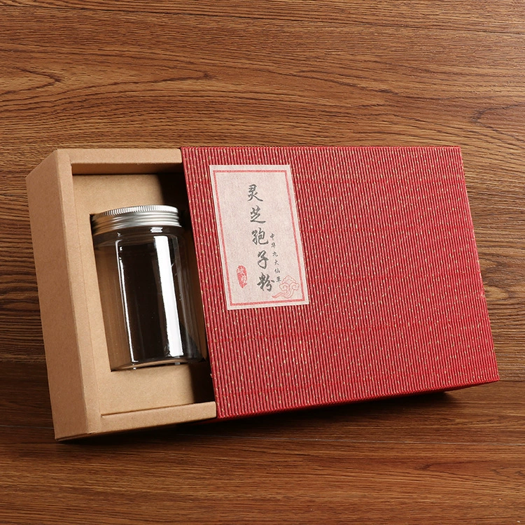 Подарочная коробка для порошка спор Ganoderma lucidum Пустая коробка для меда