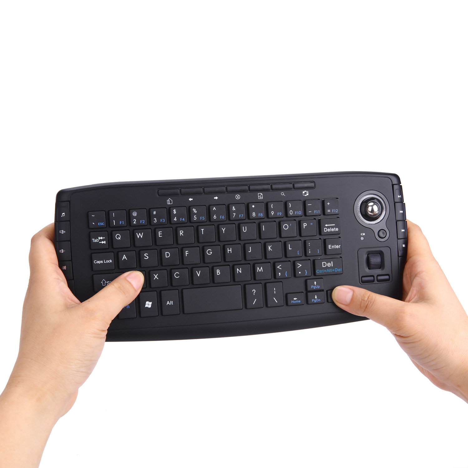 HTPC多媒体键盘轨迹球键盘鼠标一体机2.4G无线工业数控服务器详情1