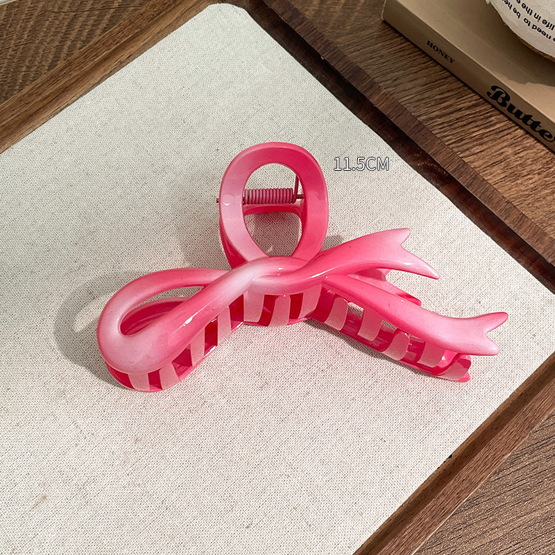 Gran clip de tiburón esmerilado acrílico simple horquilla tocado volumen gran horquilla de alto grado accesorios para el cabello al por mayor