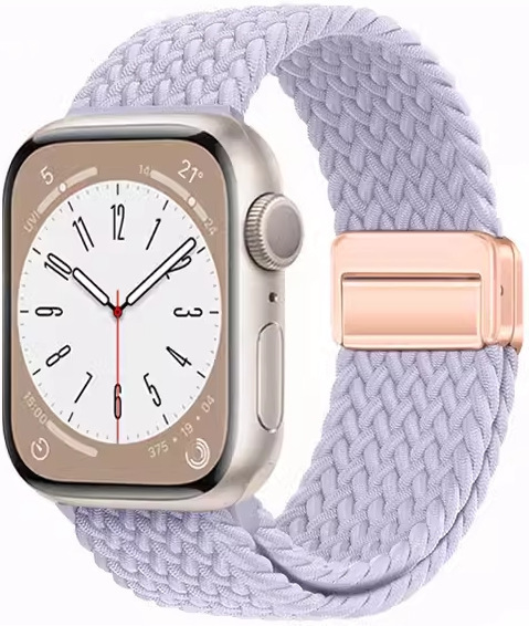 Apple iwatchS9876 時計ストラップ織り磁気バックル時計ストラップ ApplewatchS10 男性と女性の通気性に適しています。|undefined