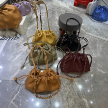 2024真皮链条purse水桶包福袋包罗家手提包女单肩斜跨包