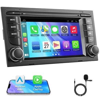 7 inch 9 inch is suitable for Audi A4 car Android central control large screen GPS navigator reversing image all-in-one machine (DVD Navigation)