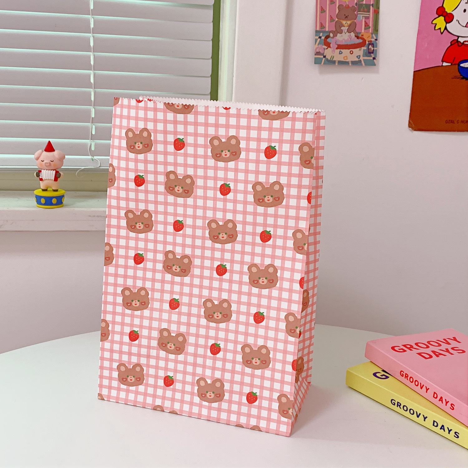 cartoon cute printing bear rabbit mini packaging bag paper bag  NHTIW600563picture3