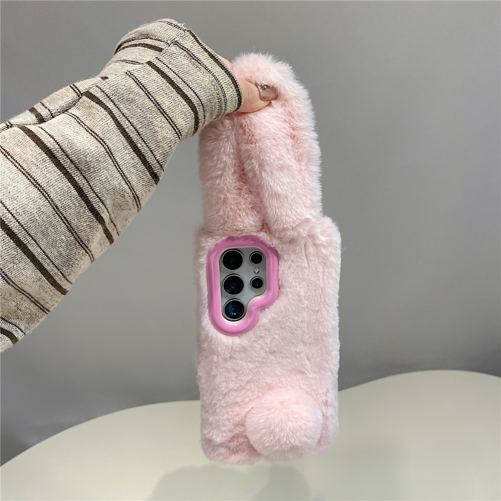Flauschige Hasen Handyhülle Für Samsung Galaxy S Und A Serie_voghion.com