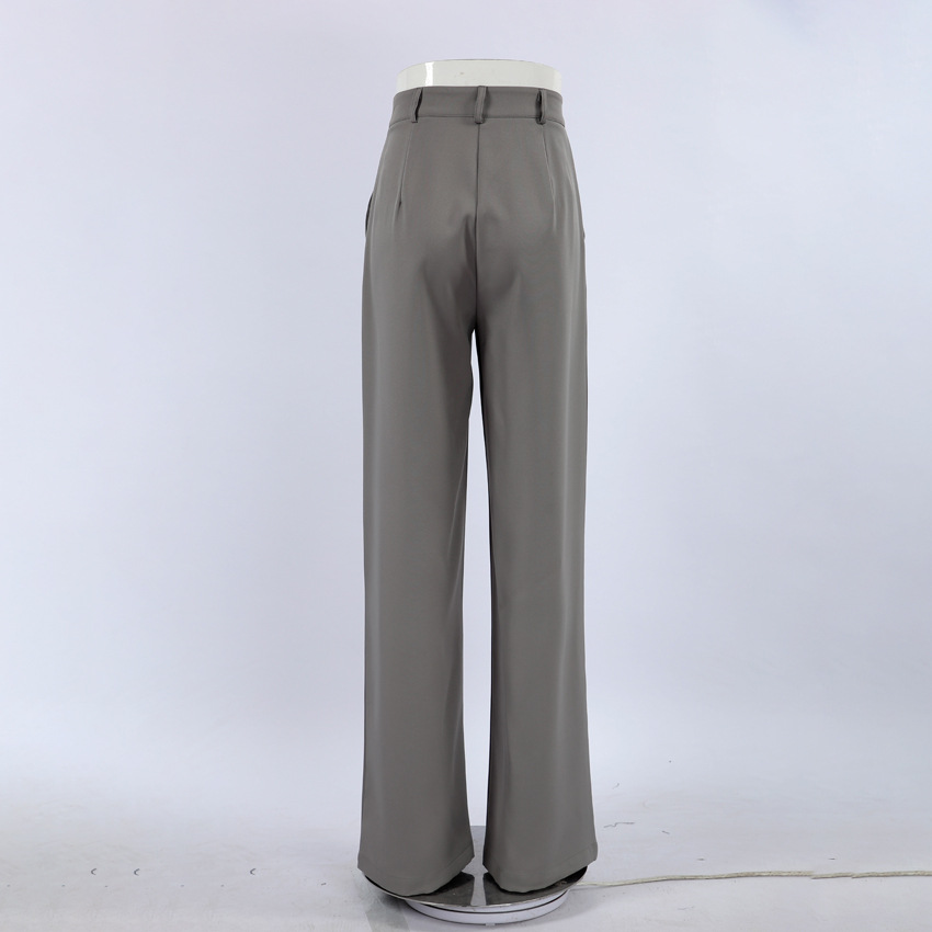 Women's Holiday Classic Style Solid Color Full Length Casual Pants display picture 9