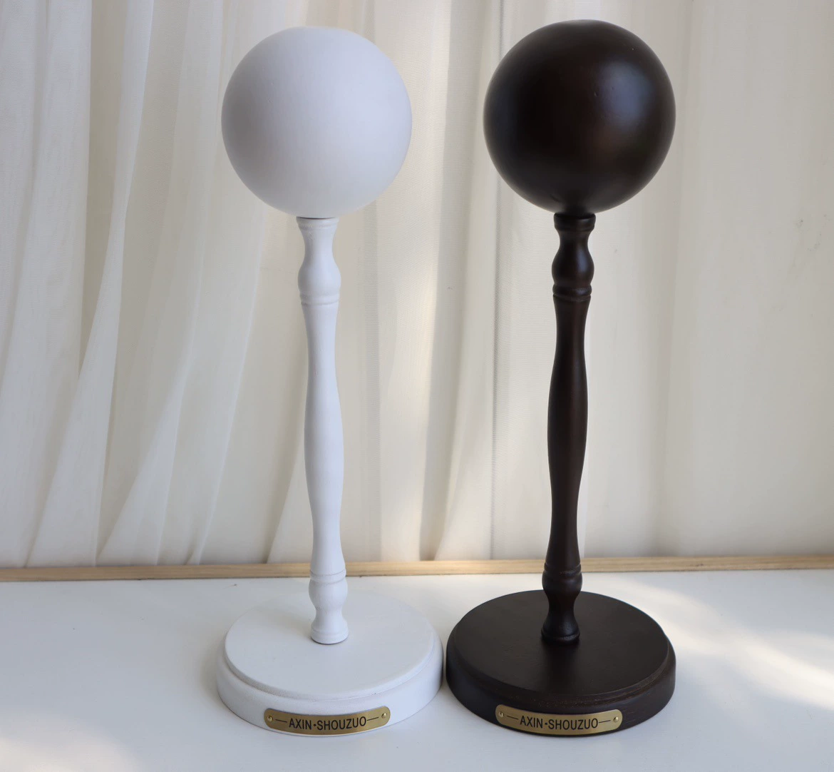 Подставка для париков в винтажном стиле, подставка для демонстрации париков из мохера.