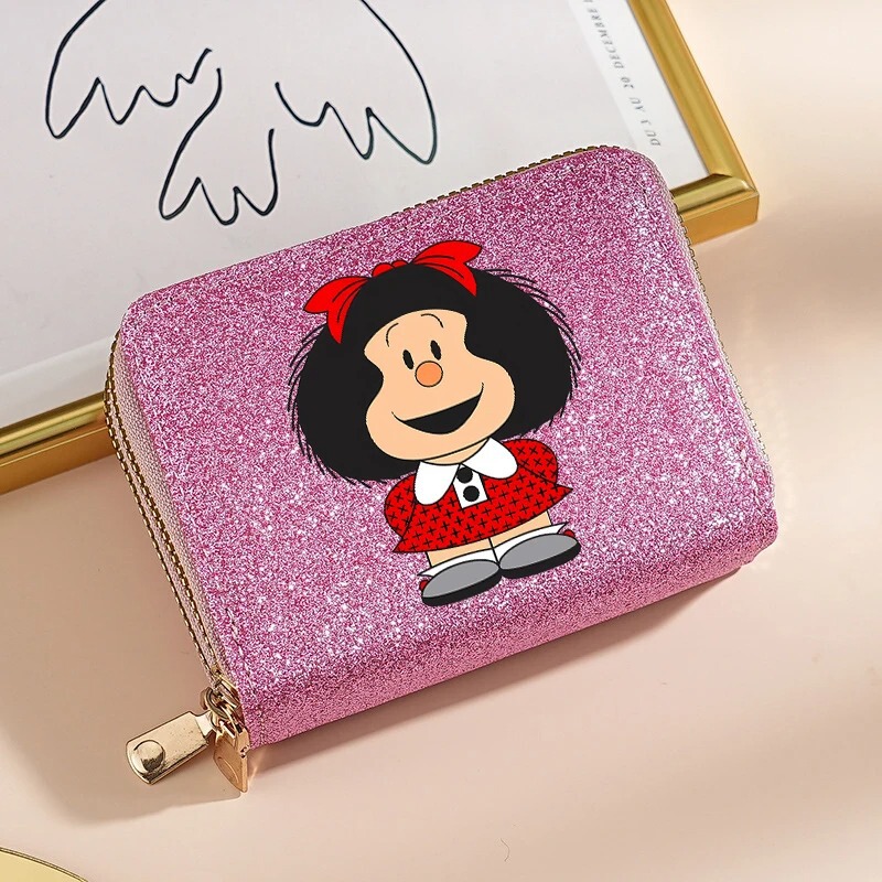 Mafalda Women's Wallet - Shimmering Sequin Wallet, Fashionable Wallet, Coin Purse for Ladies Mafalda Women's Wallet - Shimmering Sequin Wallet, Fashionable Wallet, Coin Purse for Ladies