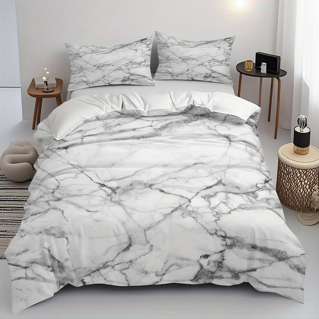 Transfronterizo tibetano azul oro mármol textura suave molienda impresión digital kit de colcha de tela se puede diseñar