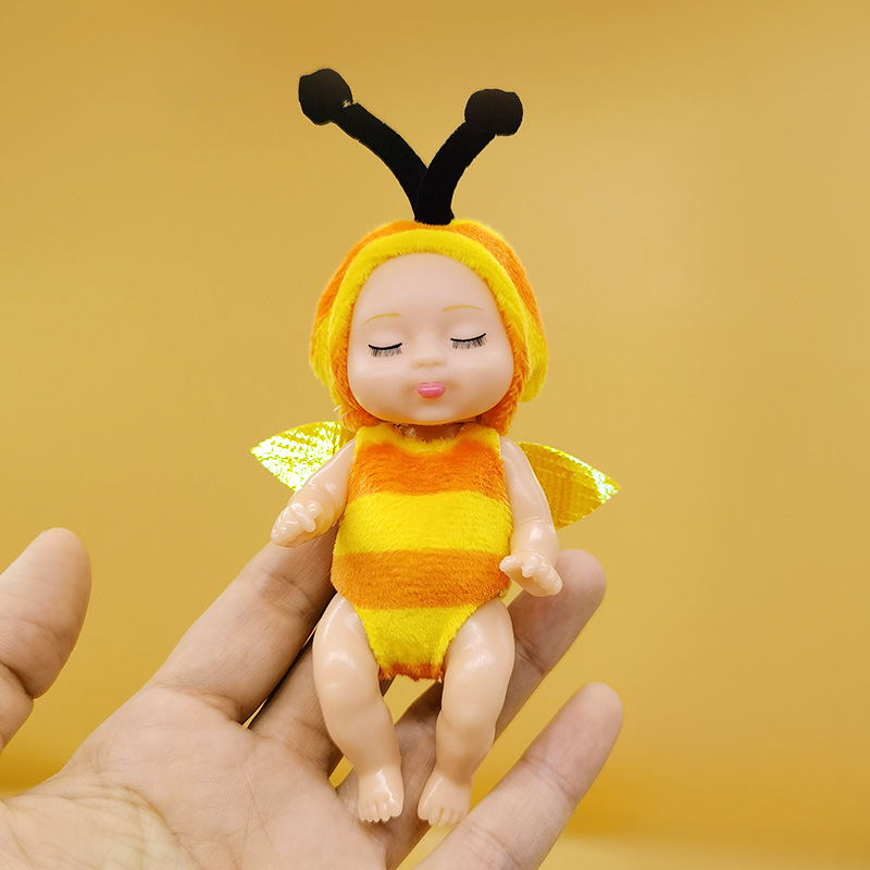 Caricatura encantadora muñeca de sueño bebé pacificador muñeca tela muñeca de peluche acompañante juguetes regalos para niños