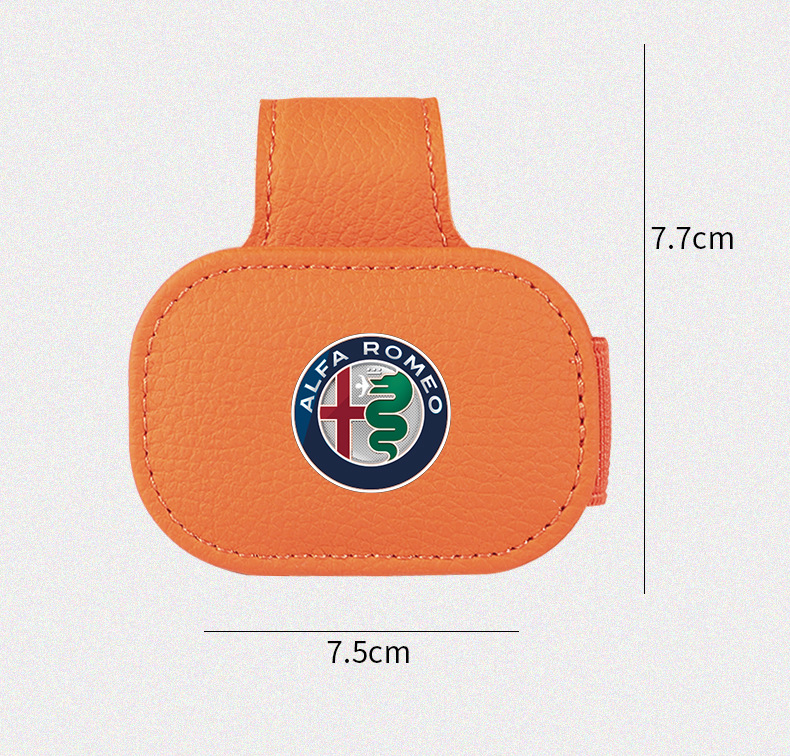 Suitable for Alfa Giulia Juliet/Stelvio Car Glasses Clip Multi-Functional Magnetic Absorption