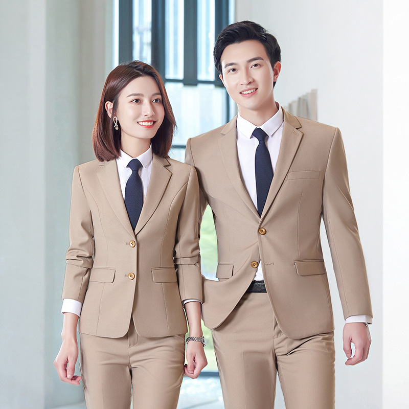 Business work clothes men's and women's professional suits men's professional suits women's suits trainers work clothes manufacturers wholesale