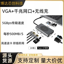 �羳��չ�]�pHDTVʮ�ĺ�һ14in1�o������XUSBhub�Uչ�]Typec����