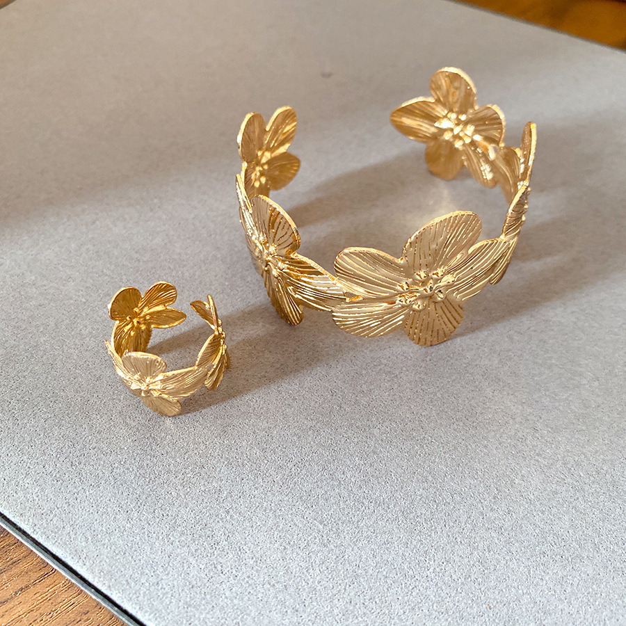 35#Bracelet-environmental-friendly-gold (set of two)