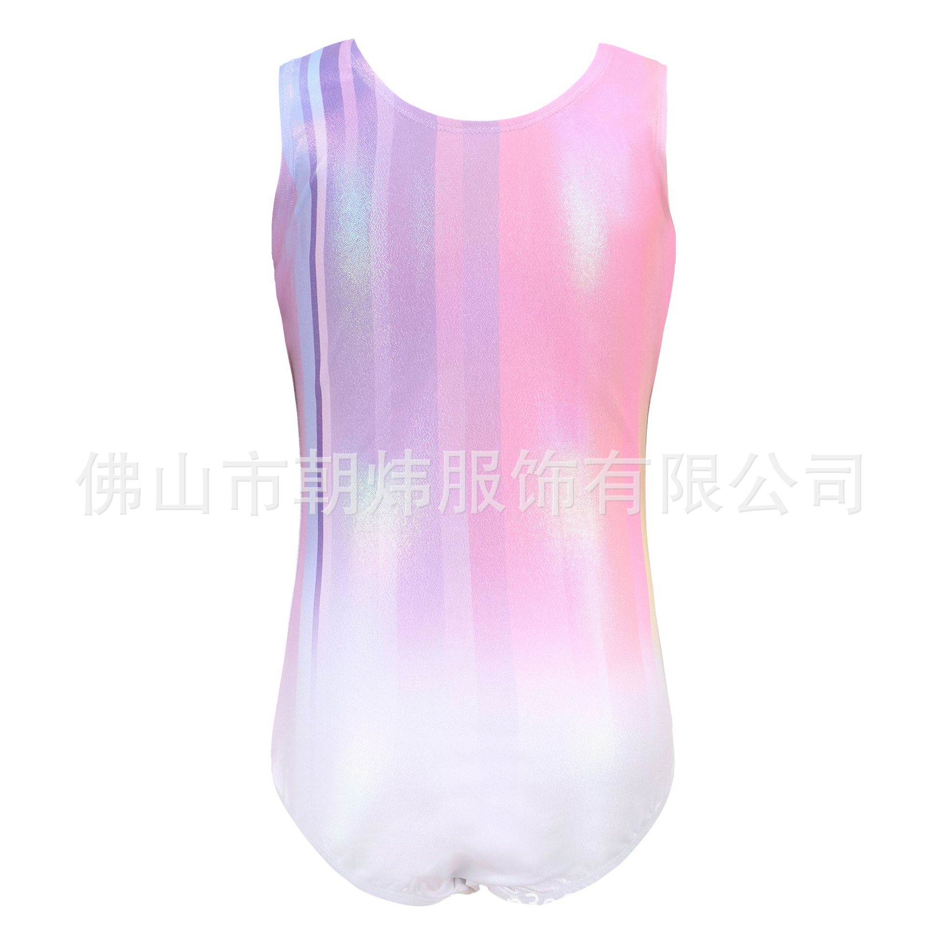 Profesional Ropa de gimnasia para niños bronceado ropa de gimnasia ropa de baile de los niños ropa de rendimiento medias ropa de práctica de los niños