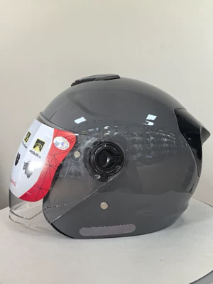 Half Helmets, Lightweight Helmets, Motosiklet kaskı (dəbilqə) - cool-gray
